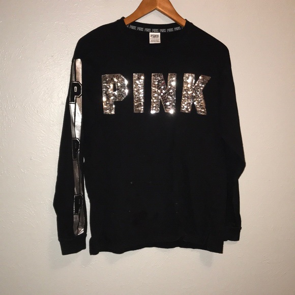 PINK Victoria's Secret Sweaters - Vs Sequin Crew